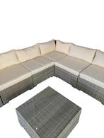 Loungeset 7 persoons wicker, Tuin en Terras, Bank, Nieuw, Ophalen of Verzenden, Loungeset
