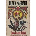 Wandbord Concert Bord - Black Sabbath Long Island Arena 1971, Collections, Poster, Artwork of Schilderij