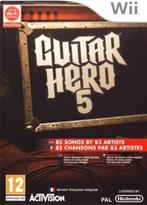 Guitar Hero 5 (Wii Games) (Nintendo Wii), Consoles de jeu & Jeux vidéo, Ophalen of Verzenden