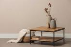 Salontafel Mangohout Ryan 80x80 cm, Huis en Inrichting, Verzenden, Nieuw