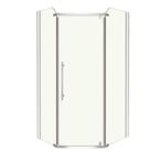 Sanifun douchecabine Finnian 1000 x 800 Z, Bricolage & Construction, Sanitaire, Ophalen of Verzenden, Douche
