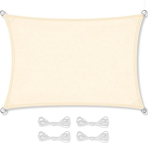 UV-beschermend schaduwdoek 3x5m voor tuin of balkon - Bei..., Jardin & Terrasse, Voiles d'ombrage, Enlèvement ou Envoi