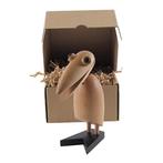Houten pop Klemvogel naturel, Maison & Meubles, Accessoires pour la Maison | Décorations murale, Verzenden