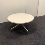 Tweedehands herman Miller ronde design tafel, Ø 80 cm, wit, Maison & Meubles, Pièces pour table