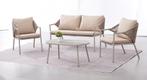 Loungeset - Bank met stoelen - Nieuw, Tuin en Terras, Ophalen, 4 zitplaatsen, Loungeset, Bank
