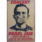 Wandbord Concert Bord - Pearl Jam Concert Amphitheatre 2000, Collections, Poster, Artwork of Schilderij