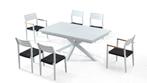 Tuinset tuintafel met 6 stoelen Nieuw, Tuin en Terras, Ophalen, 8 zitplaatsen, Tuinset, Stoel