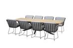 4 Seasons Outdoor Fabrice tuinset antraciet met Minerva, Tuin en Terras, Nieuw